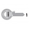 ABUS 65/15 Key Blank 09329 - MPN