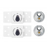 ABUS Diskus Locks Twin Pack 0077124