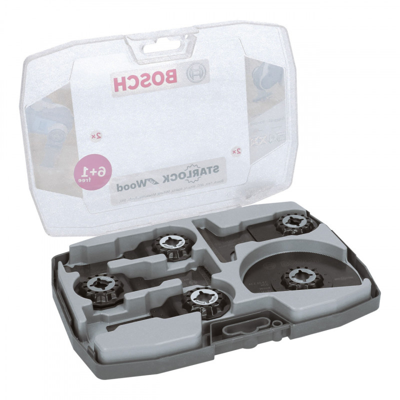 Bosch 2608664623 Starlock Multi-Tool Blade Set for Wood (7 Piece) Bosch 2608664623 Starlock Multi-Tool Blade Set for Wood (7 Piece)