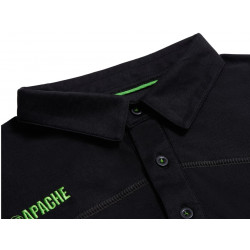 Apache Langley Black Polo Shirt - LANGLEY XXL