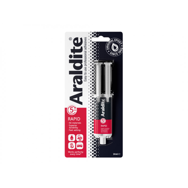 Araldite® Rapid Epoxy Syringe 24ml - ARL400007 Araldite® Rapid Epoxy Syringe 24ml - ARL400007