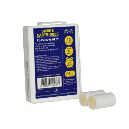 Arctic Hayes Smoke Cartridges 9g White (10 Pack) - 333009