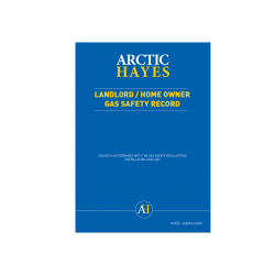 Arctic Hayes Gas Safety Record Book - 663010-NUM