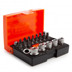 Bahco 2058/S26 Standard Bit and Socket Set 1/4” (26 Piece)
