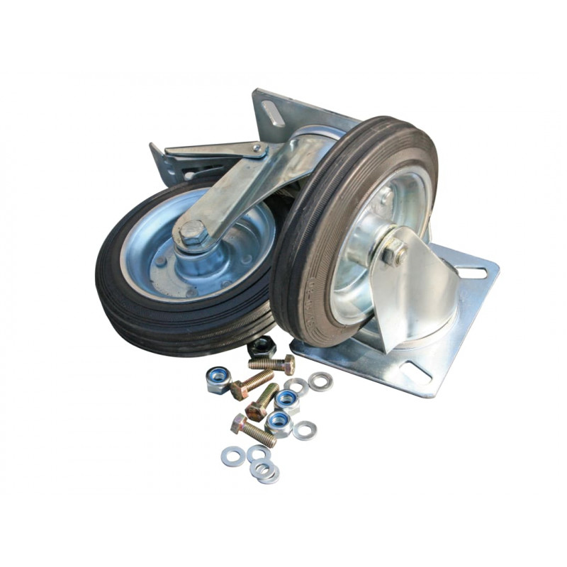 Armorgard Heavy-Duty Castors 150mm (Set of 4) - CAS Armorgard Heavy-Duty Castors 150mm (Set of 4) - CAS