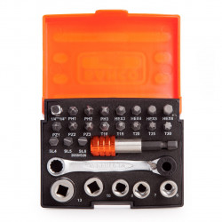 Bahco 2058/S26 Standard Bit and Socket Set 1/4” (26 Piece)