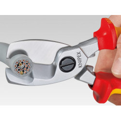 Knipex 95 16 200 SB VDE Cable Shears with Twin Cutting Edge 200mm
