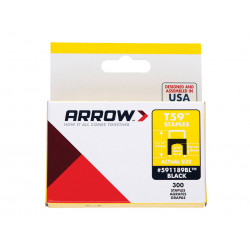 Arrow T59 Staples 6x6mm Black - A591168BL
