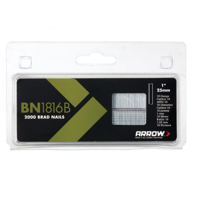 Arrow BN1816B Brad Nails - ABN1816B Arrow BN1816B Brad Nails - ABN1816B