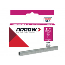 Arrow T18 Staples 10mm (Box 1000) - A186