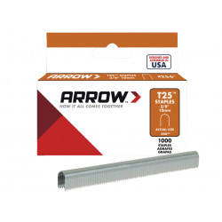 Arrow T25 Staples 10mm (Box 1000) - A256