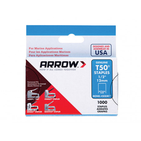 Arrow T50M Staples 12mm (A508M1)