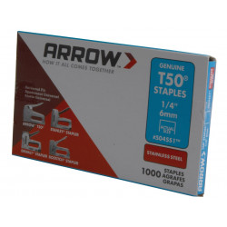 Arrow T50 Staples 6mm A504SS1