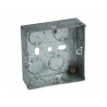 Axiom Metal Socket Box 25mm (Pack 10) - MB125