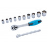 BlueSpot Tools 3/8in Drive Socket Set (12pc) - 01502