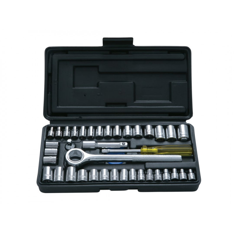 BlueSpot 40pc Mixed Drive Socket Set - 01535 BlueSpot 40pc Mixed Drive Socket Set - 01535