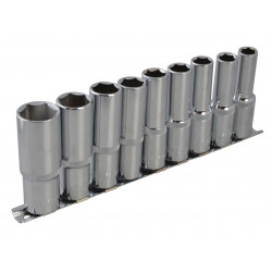BlueSpot Tools 1/2in Deep Socket Set (9pc) - 01541