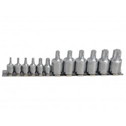 BlueSpot 12pc Mixed Drive TORX Socket Set - 01551