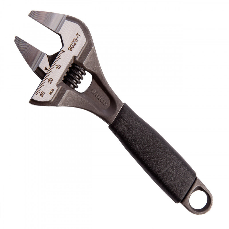 Bahco 9029-T ERGO Central Nut Wide Opening Thin Jaw Adjustable Wrench 170mm Bahco 9029-T ERGO Central Nut Wide Opening Thin Jaw Adjustable Wrench 170mm