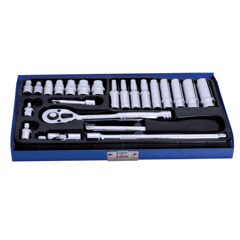 BlueSpot Tools 1/4in Socket Set (24pc) - 1531 BlueSpot Tools 1/4in Socket Set (24pc) - 1531