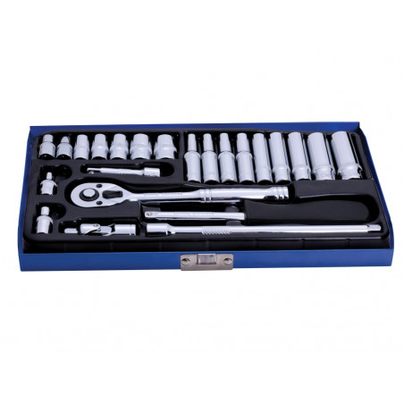 BlueSpot Tools 1/4in Socket Set (24pc) - 1531