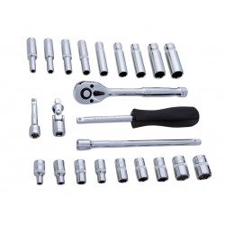 BlueSpot Tools 1/4in Socket Set (24pc) - 1531