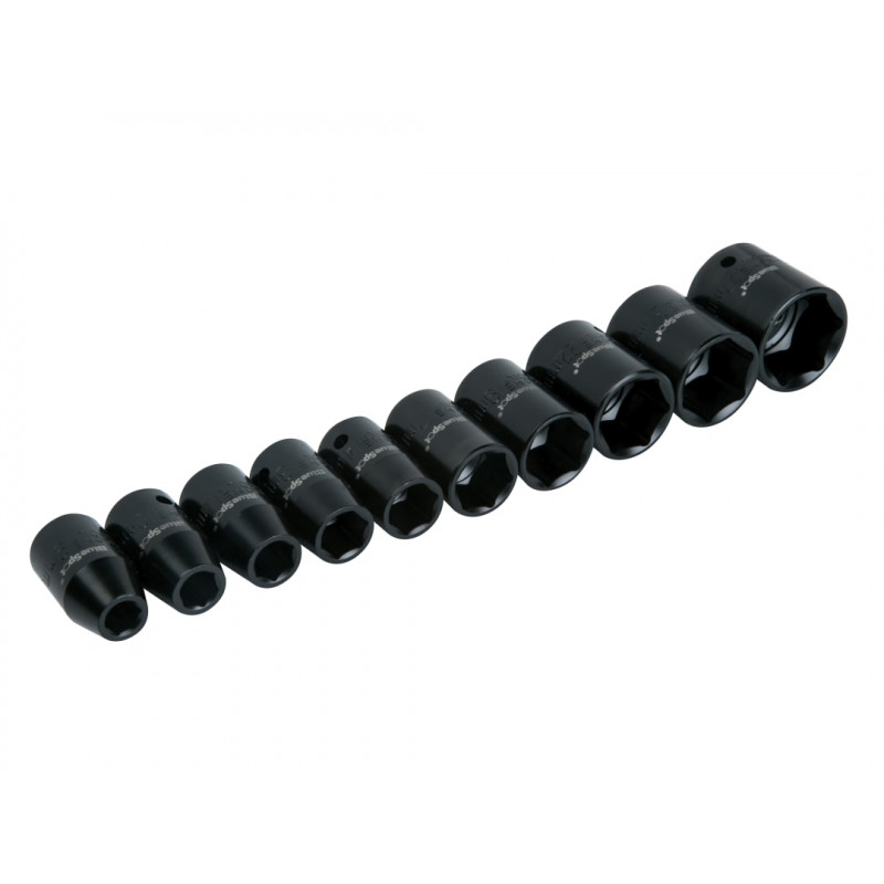 BlueSpot 1/2in Impact Socket Set 9-27mm - 1537 BlueSpot 1/2in Impact Socket Set 9-27mm - 1537