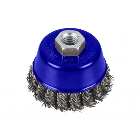 BlueSpot Twist Knot Cup Brush 75mm - 19215
