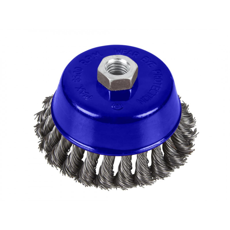 BlueSpot Twist Knot Cup Brush 100mm - 19216 BlueSpot Twist Knot Cup Brush 100mm - 19216