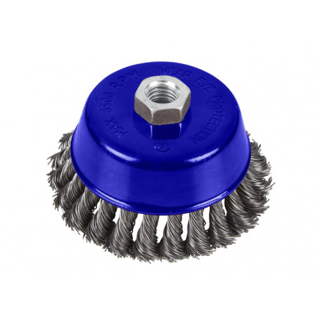 BlueSpot Twist Knot Cup Brush 100mm - 19216