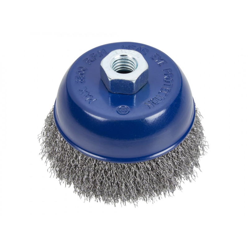 BlueSpot 100mm Steel Wire Cup Brush - 19218 BlueSpot 100mm Steel Wire Cup Brush - 19218