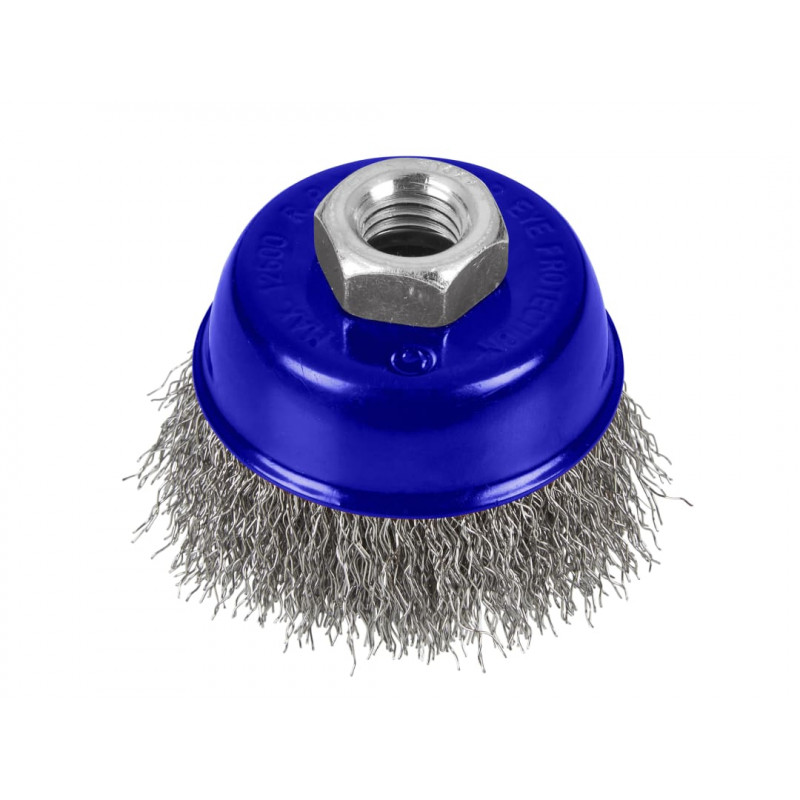 BlueSpot Steel Wire Cup Brush 65mm - 19219 BlueSpot Steel Wire Cup Brush 65mm - 19219