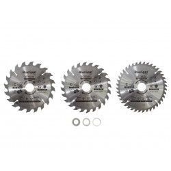 BlueSpot 184mm Saw Blade Set (3pk) - 19400