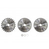 BlueSpot 210mm Saw Blade Set (3pk) - 19404