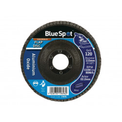 BlueSpot Tools Sanding Flap Disc 115mm 120 Grit - 19696