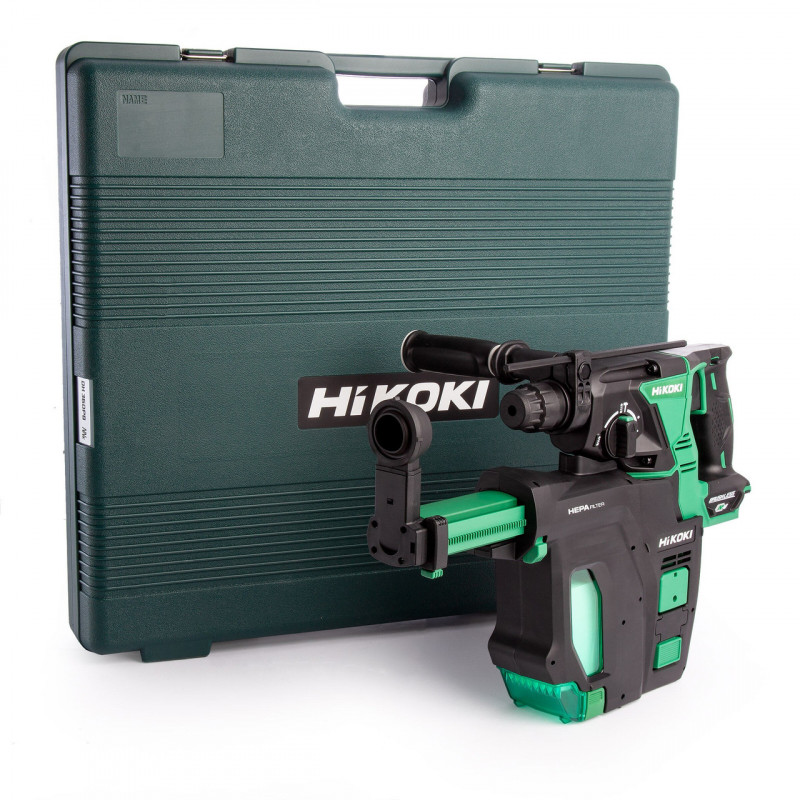 HiKOKI DH36DPBJ3Z 36V Brushless SDS+ Drill with Dust Extraction System (Body Only) HiKOKI DH36DPBJ3Z 36V Brushless SDS+ Drill with Dust Extraction System (Body Only)