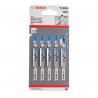 Bosch T118A Basic Jigsaw Blade for Metal 92mm (Pack of 5)