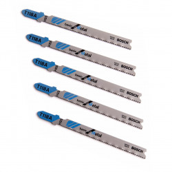 Bosch T118A Basic Jigsaw Blade for Metal 92mm (Pack of 5)