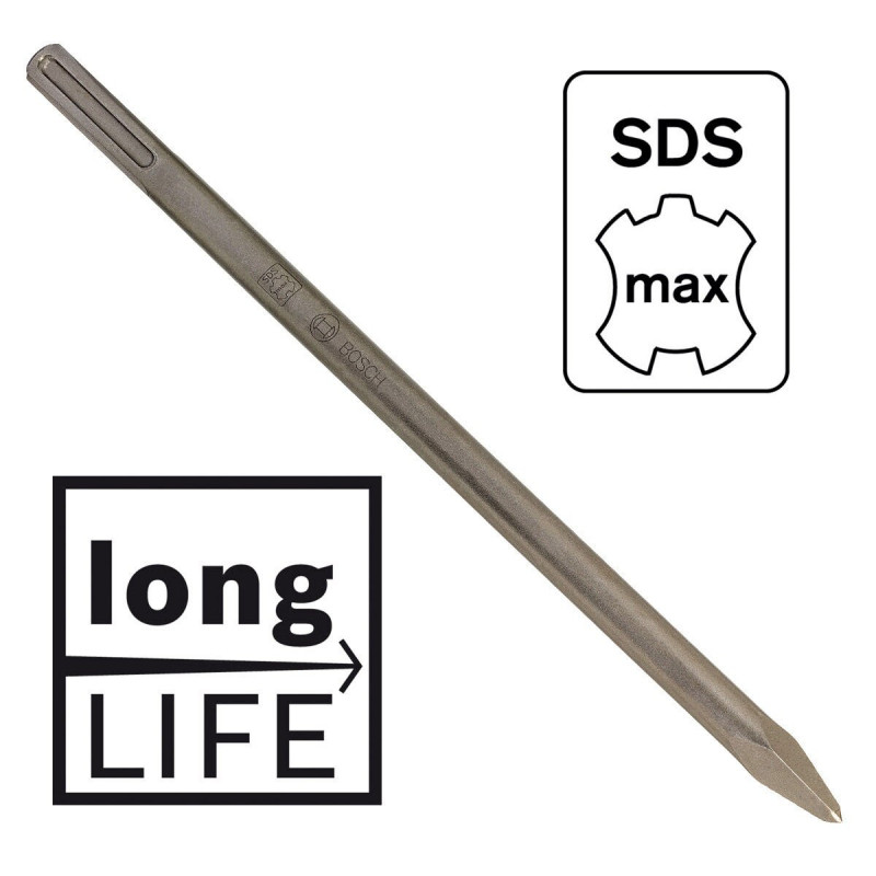 Bosch 2608690142 PRO SDS max-4C Pointed Chisel 400mm