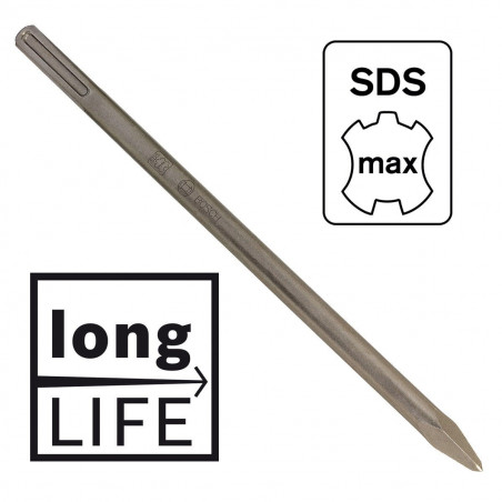 Bosch 2608690142 PRO SDS max-4C Pointed Chisel 400mm