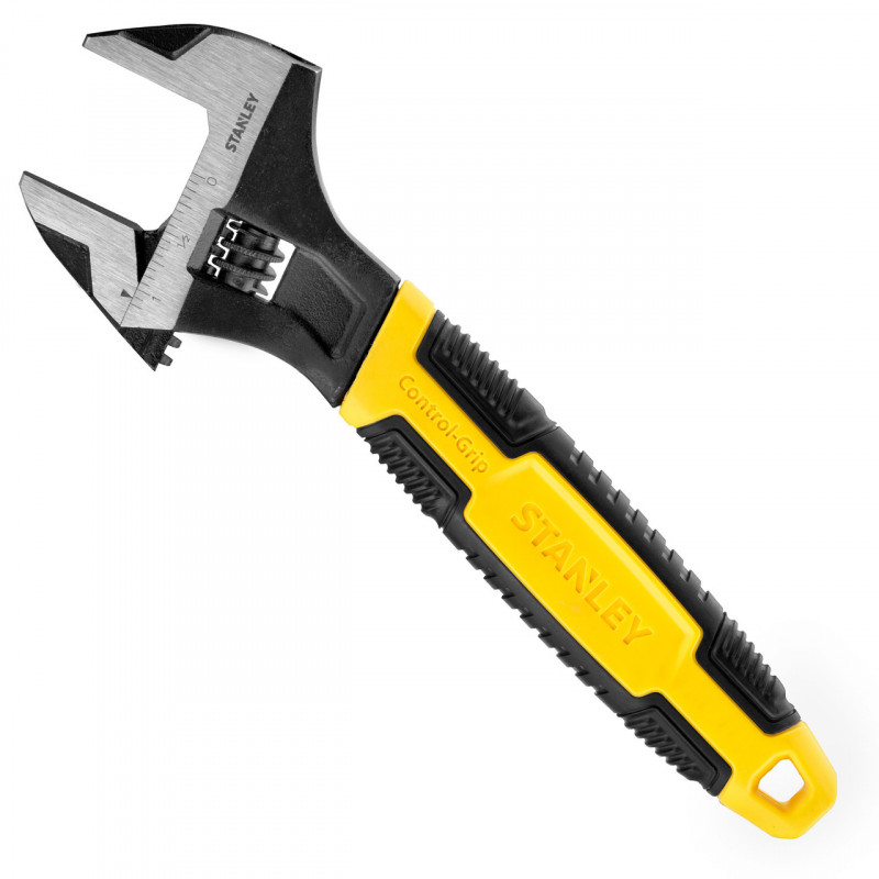 Stanley 0-90-948 Bi-Material Adjustable Wrench 8” / 200mm Stanley 0-90-948 Bi-Material Adjustable Wrench 8” / 200mm