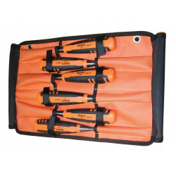 Bahco 424-P Chisel Set - 424P-S6-ROLL