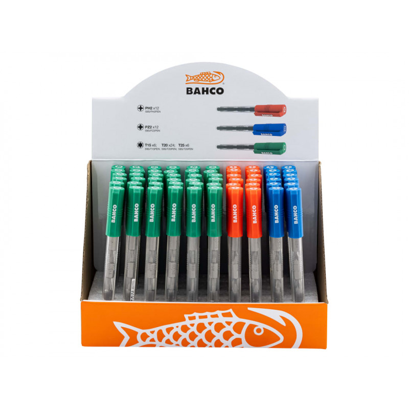Bahco Screwdriver Bit Set 60pc - 59S/60PEN/DISP Bahco Screwdriver Bit Set 60pc - 59S/60PEN/DISP
