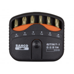 Bahco 62TIN/7-1 TiN Bit Set - MPN