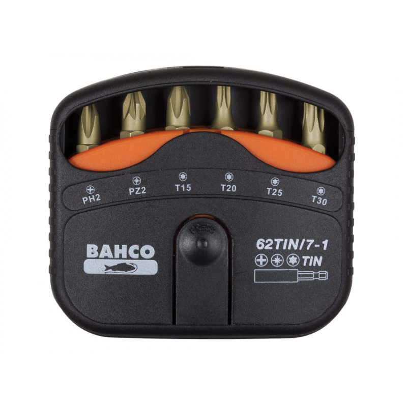 Bahco 62TIN/7-1 TiN Bit Set - MPN