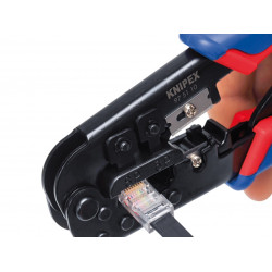 Knipex 97 51 10 SB Crimping Pliers for Western Plugs