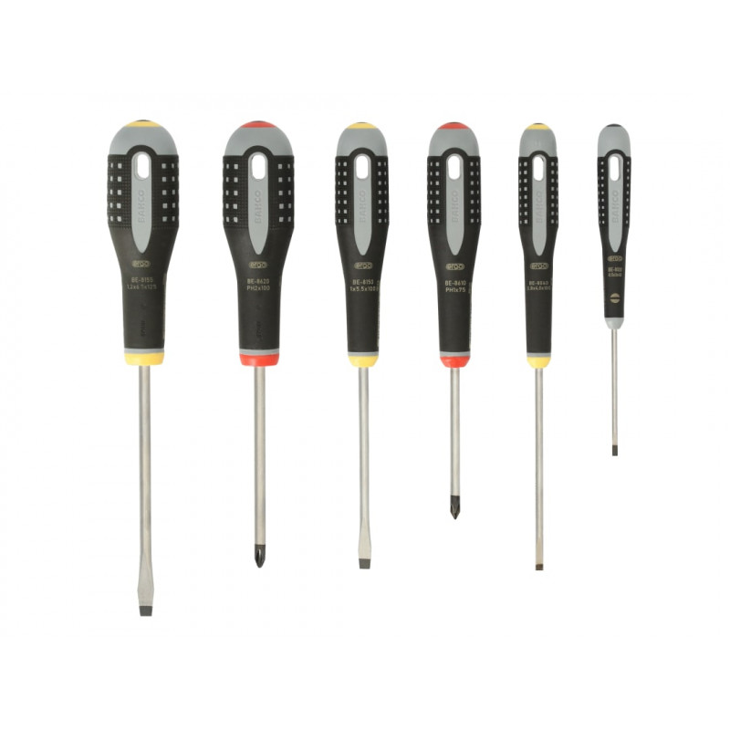 Bahco BE-9881 ERGO Screwdriver Set - BE-9881 Bahco BE-9881 ERGO Screwdriver Set - BE-9881