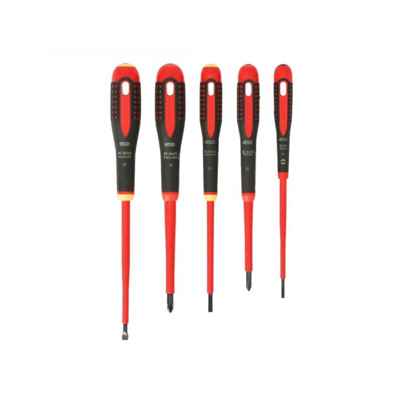 Bahco BE-9881S ERGO VDE Screwdriver Set - BE-9881S Bahco BE-9881S ERGO VDE Screwdriver Set - BE-9881S