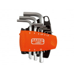 Bahco BE-9878 Metric Hex Key Set - BE-9878