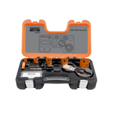 Bahco Holesaw Set 3834-SET-65-16/51